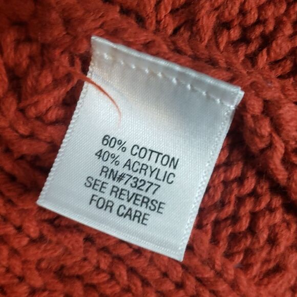 APT. 9 Orange Sweater Jacket - Picture 5 of 7